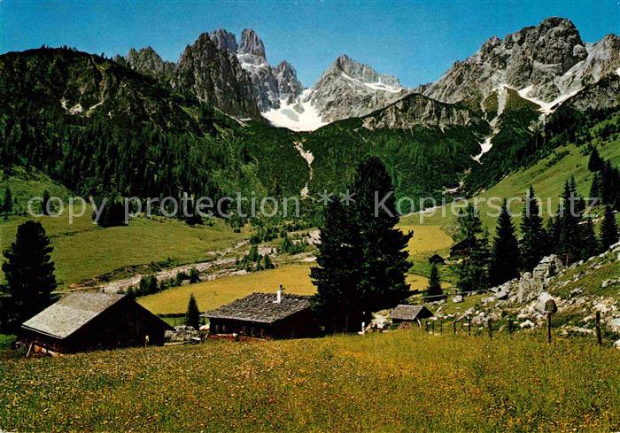 Filzmoos Oberhofalm mit Bischofsmuetze