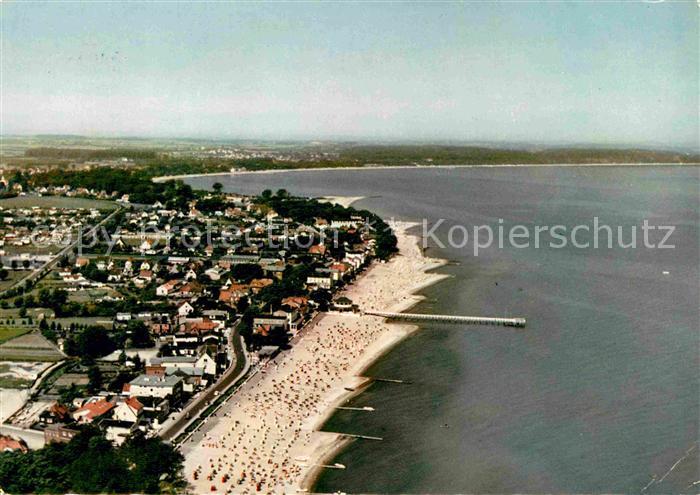 Niendorf Berkenthin Fliegeraufnahme mit Strand
