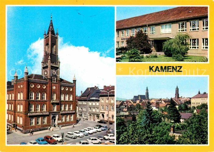Kamenz Sachsen Rathaus Oberschule Maxim Gorki