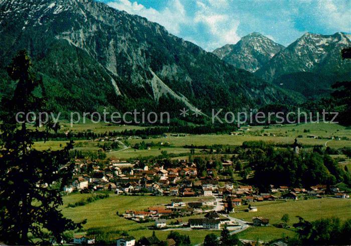 Ruhpolding Bayern mit Rauschberg und Sonntagshorn