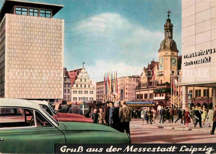 LEIPZIG Sachsen Rathaus Messehaus am Markt