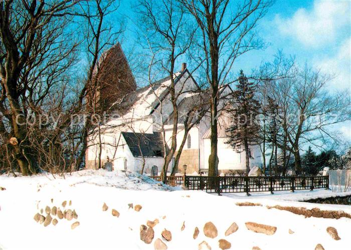 SYLT Insel Schleswig-Holstein Keitum Severinkirche im Winter
