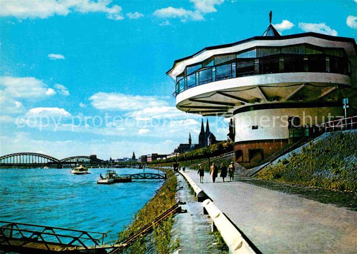 Koeln Rhein Bastei am Rhein
