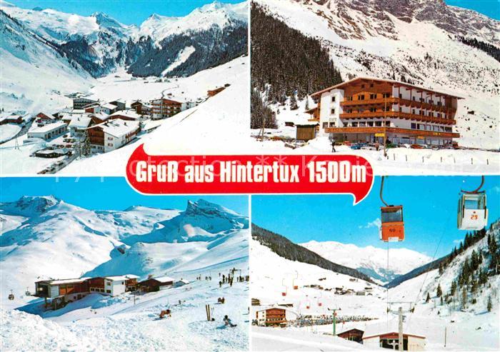 Hintertux Zillertal Hotel Neu Hintertux Seilbahn Skigebiet