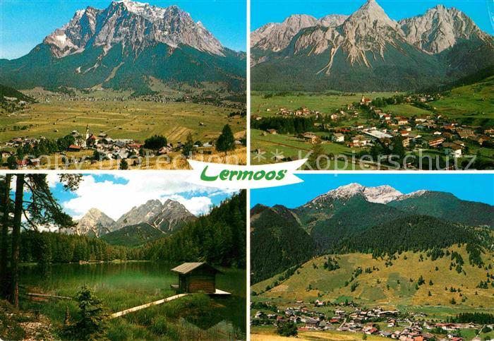 Lermoos Tirol Fliegeraufnahme und Bergsee
