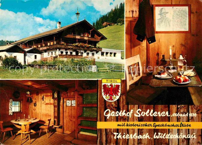 Thierbach Wildschoenau Gasthof Sollerer