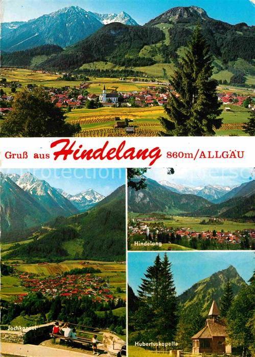 Hindelang Bad Fliegeraufnahme Hubertuskapelle Jochkanzel