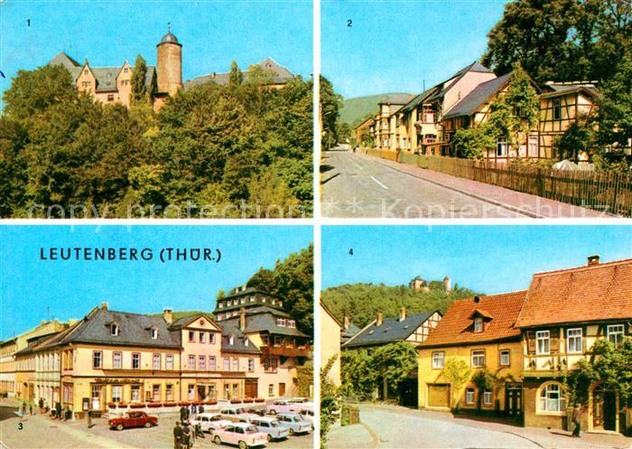 Leutenberg Thueringen Friedensburg Wurzbacher-Strasse Markt Hauptstrasse