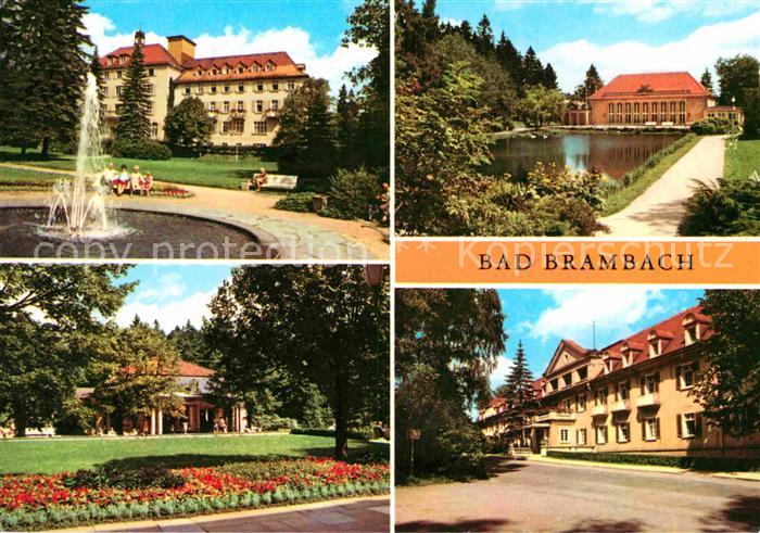 Bad Brambach Joliot-Curie-Haus Festhalle Radonquelle Vogthlandhaus