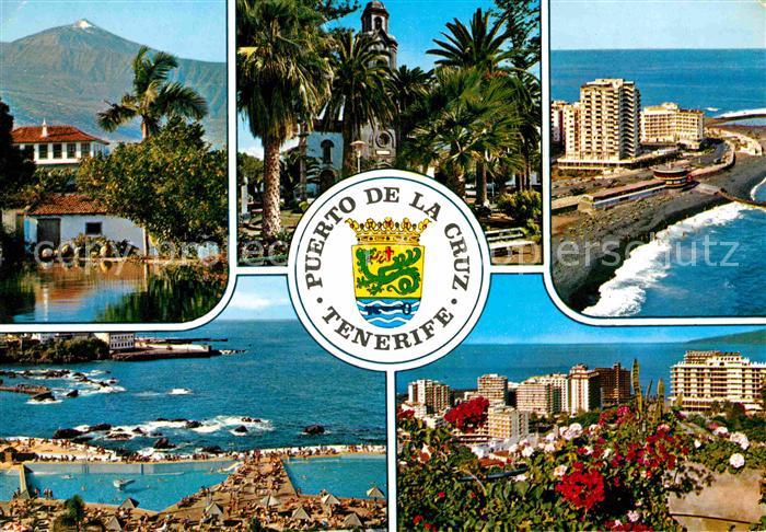 Puerto de la Cruz Fliegeraufnahme Kirche