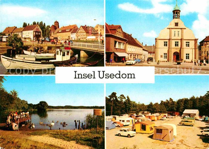 Wolgast Mecklenburg-Vorpommern Hafen Rathaus Koelpinsee Zempin Camping