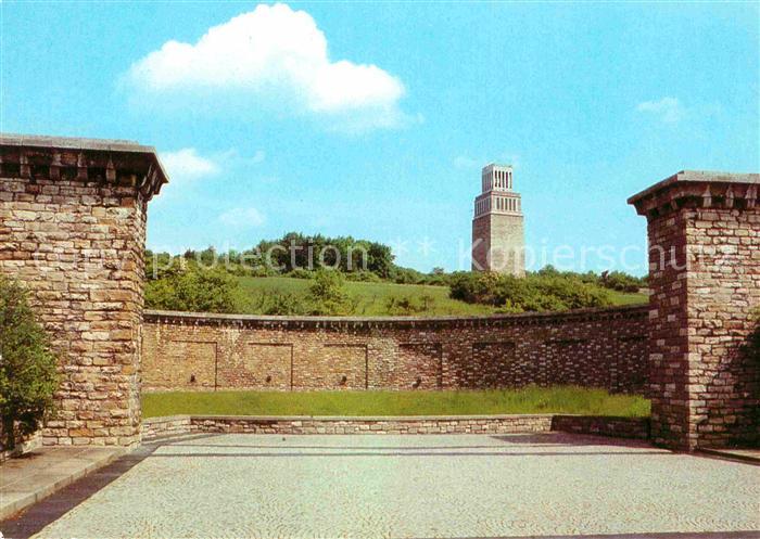 Buchenwald Weimar Mahn- und Gedenkstaette Ringgrab 2 Glockenturm