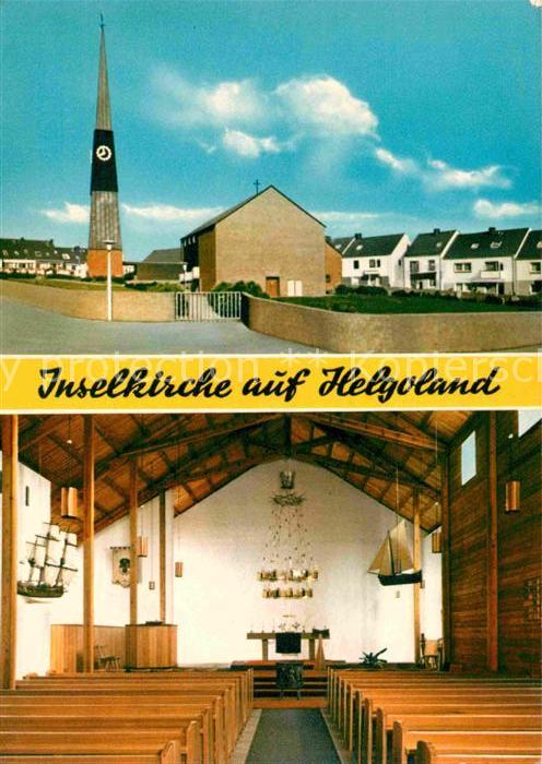 HELGOLAND Insel Schleswig-Holstein Inselkirche