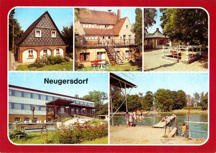 Neugersdorf Sachsen Spreequelle Volksbad Jugendherberge Albert Funk