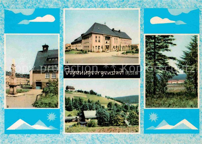 Johanngeorgenstadt Kulturhaus Karl Marx Post Unterjugel mit Farbmuehle