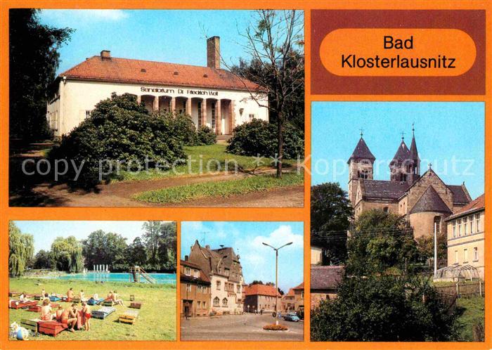 Bad Klosterlausnitz Sanatorium Dr. Friedrich Wolf Markt Klosterkirche