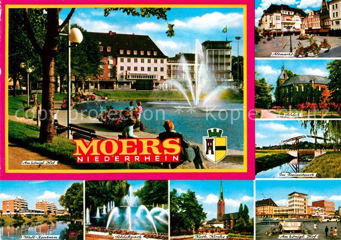 Moers Wall-Zentrum Schlosspark Schloss Ziehbruecke