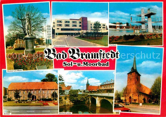 Bad Bramstedt Rheumaklinik Freibad Kirche Beekerbruecke Schloss Roland