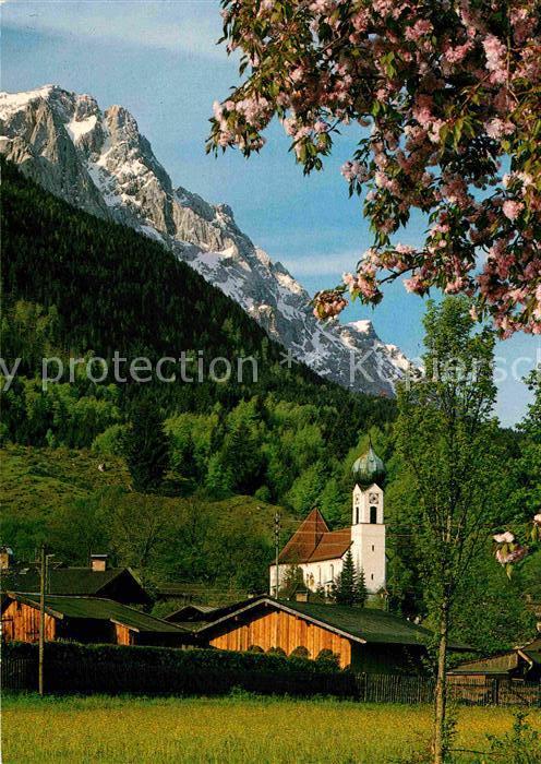 Grainau mit Zugspitze