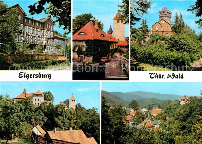 Elgersburg Reichsbahn-Erholungsheim Hohe-Warte Schloss-Eigersburg