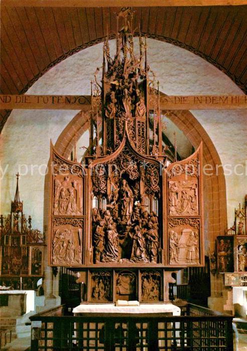 Creglingen Marienaltar von Tilman Riemenschneider