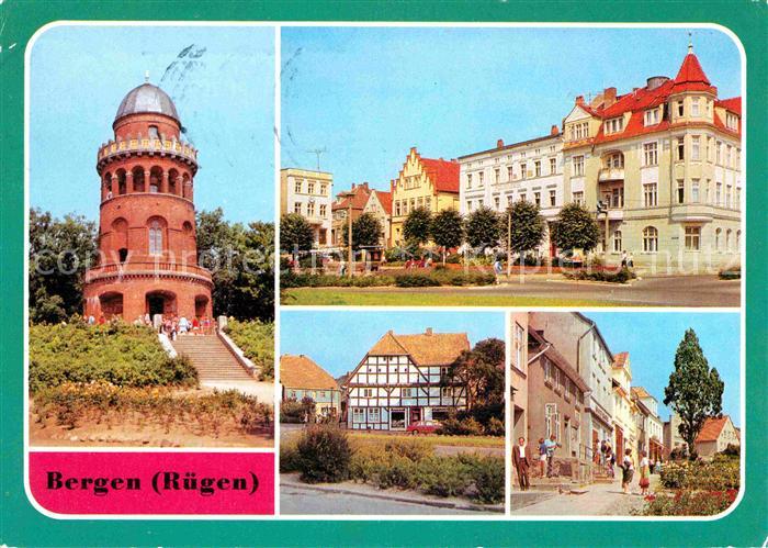 Bergen Ruegen Ernst Moritz Arndt Turm Karl-Marx-Platz Marktstrasse