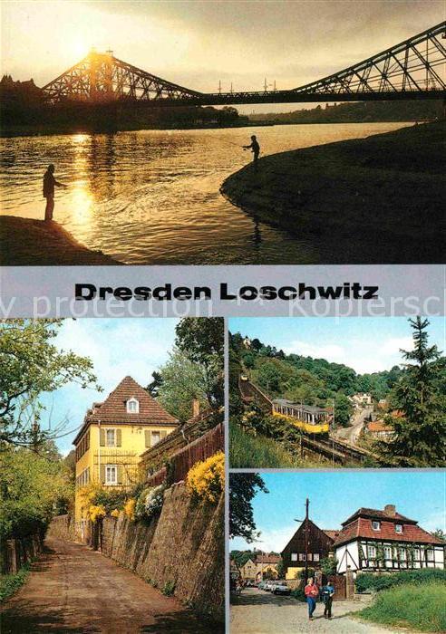 Loschwitz Blaues-Wunder Koernerhaus Standseilbahn