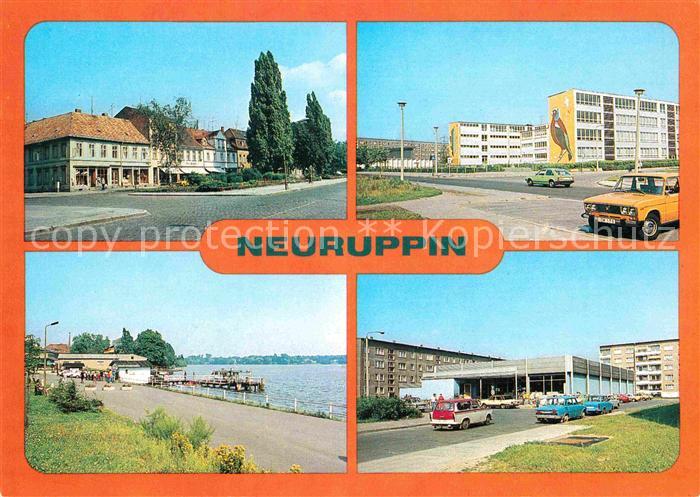 Neuruppin Karl-Marx-Strasse Ruppiner See Kaufhalle