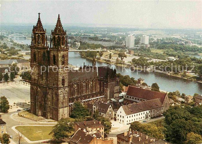 MAGDEBURG  CITY Fliegeraufnahme Dom