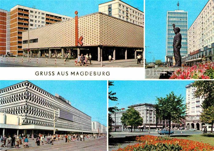 MAGDEBURG  CITY Erich-Weinert-Denkmal Otto-von-Guericke-Strasse