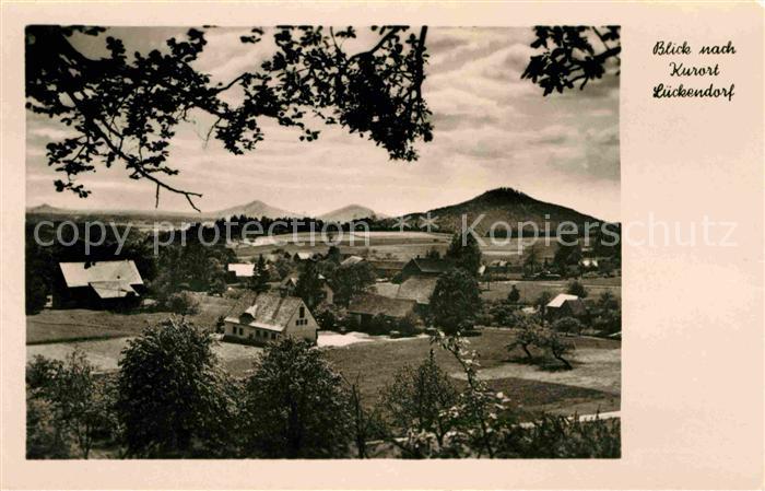 Lueckendorf Panorama Zittauer Gebirge