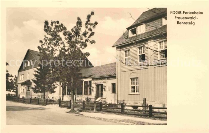 Frauenwald Thueringen FDGB Ferienheim am Rennsteig