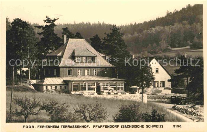 Pfaffendorf Koenigstein FDGB Ferienheim Terrassenhof