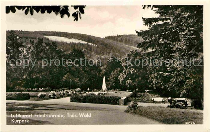 Friedrichroda Kurpark Luftkurort