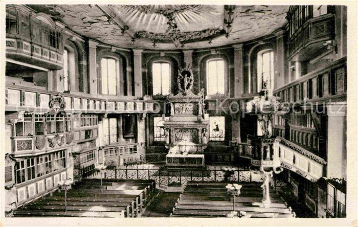 Schwarzenberg Erzgebirge St Georgenkirche Innenansicht