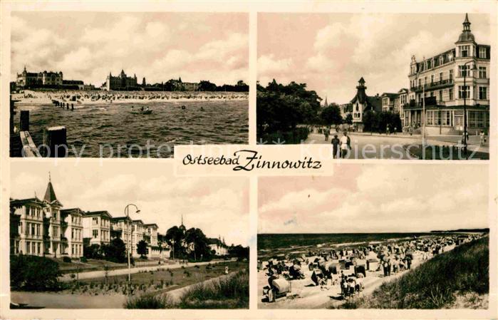 Zinnowitz Ostseebad Strand Ferienheim Hotel Promenade