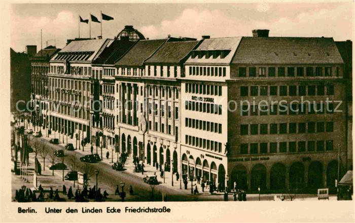 BERLIN  CITY Unter den Linden Ecke Friedrichstrasse