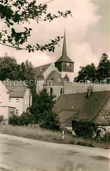 Neusalza-Spremberg Hauptstrasse mit Blick zur Kirche