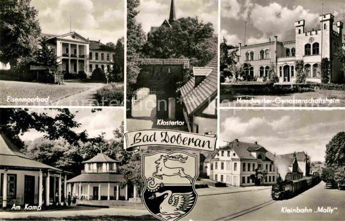 Bad Doberan Eisenmoorbad Klostertor Handwerker Genossenschaftsheim Kleinbahn Mol