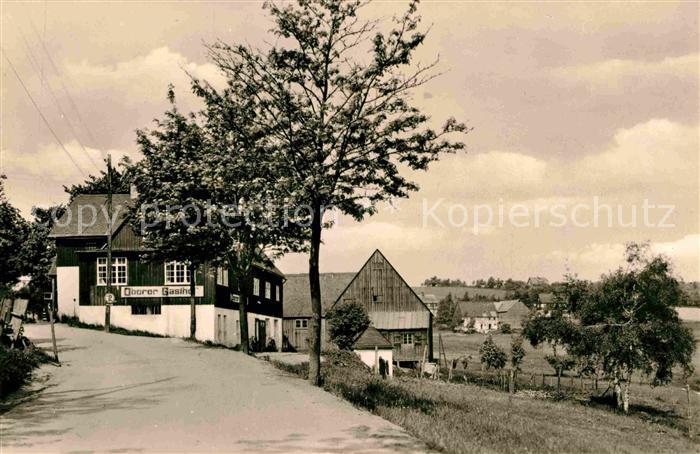 Schellerhau Teilansicht mit Gasthaus