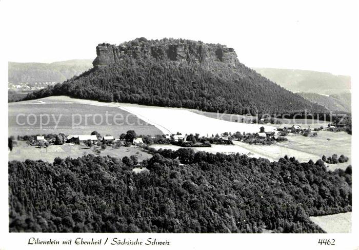 Ebenheit Lilienstein Tafelberg Elbsandsteingebirge
