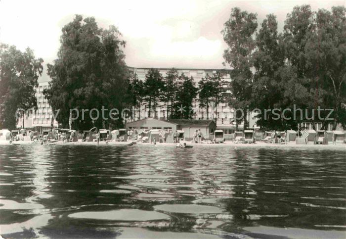 Klink Waren FDGB Ferienobjekt Erholungsheim Herbert Warnke Badestrand Mueritz