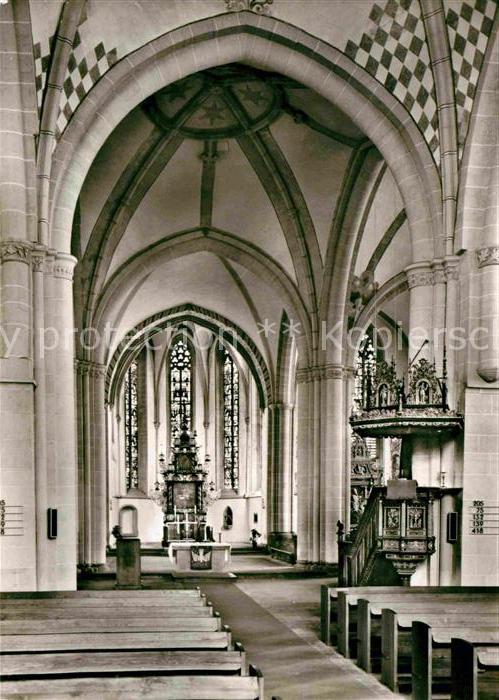 Lemgo Lippe NRW Ev luth St Nikolaikirche Inneres Kanzel Altar
