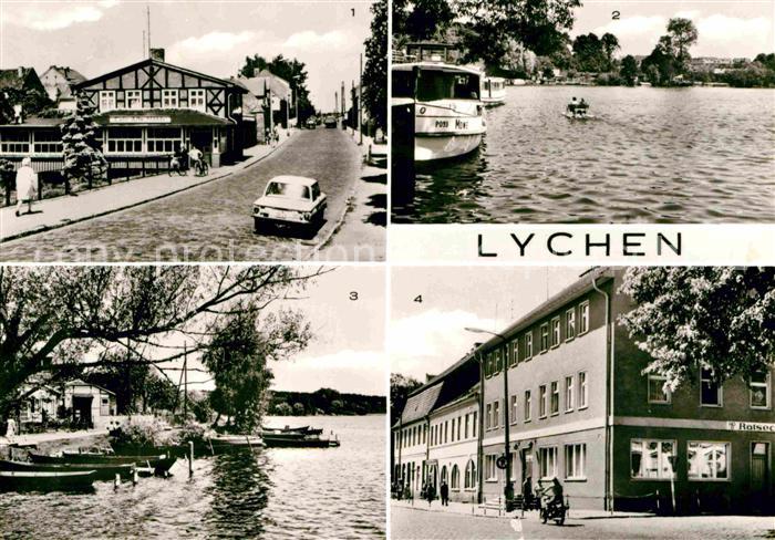 Lychen Cafe Alte Muehle Stadtsee Oberpfuhlsee HO Gaststaette Ratseck