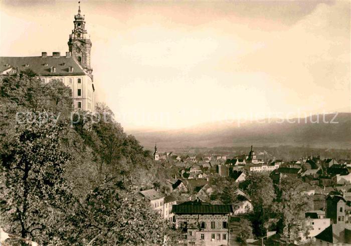 Rudolstadt Heidecksburg mit Blick auf die Stadt