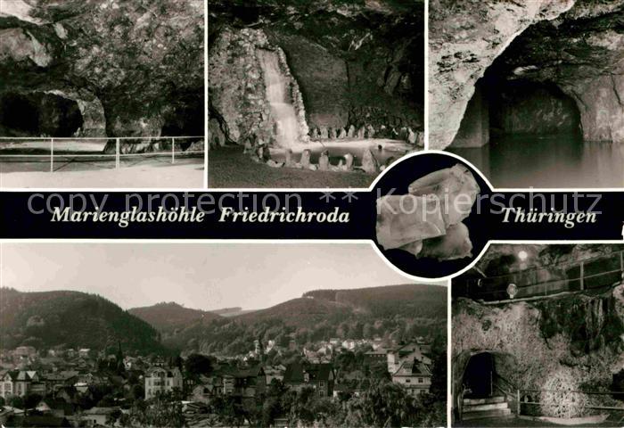 Friedrichroda Marienglashoehle Kristallgrotte Hoehlensee