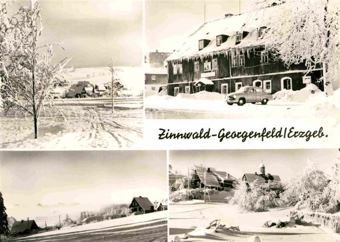 Georgenfeld Hotel Gaststaette Winterimpressionen Erzgebirge