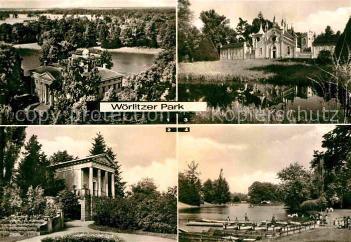 Woerlitz Woerlitzer Park Schlossmuseum See Floratempel Gotisches Haus Gondelteic