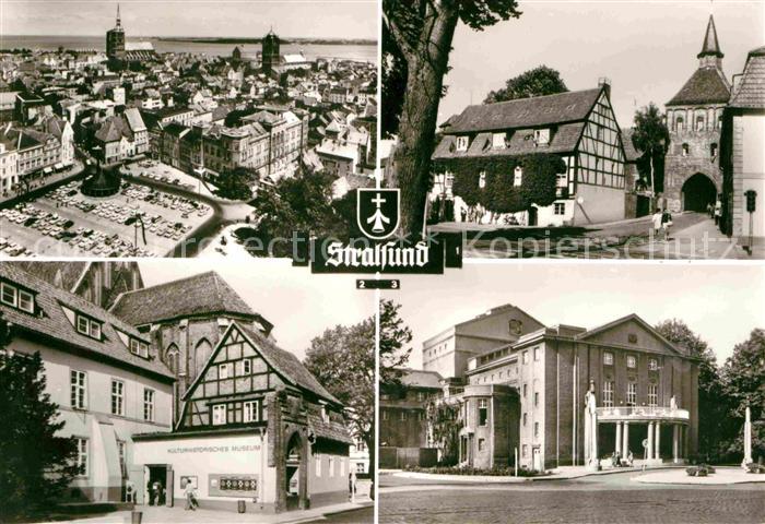 Stralsund Mecklenburg Vorpommern Kuetertor Jugendherberge Museum Theater