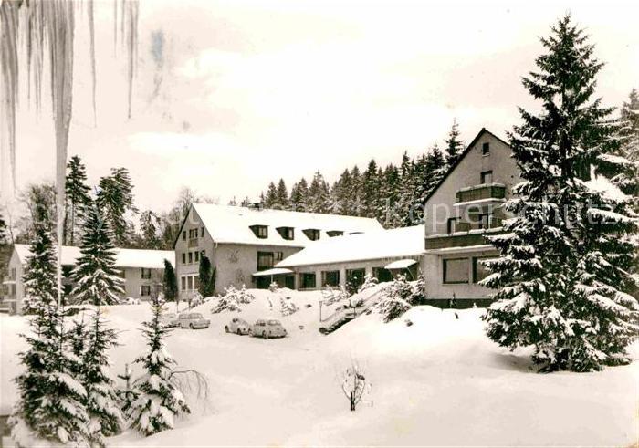 Rehe Westerwald Stiftung Christliches Erholungsheim Westerwald im Winter